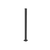 2-in x 2-in x 3-1/2-ft Black Sand Steel Deck Post